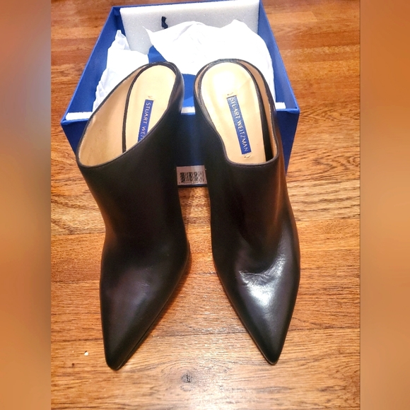 Stuart Weitzman Camila Mules Size 9.5 with original box and dust bag - Picture 5 of 9